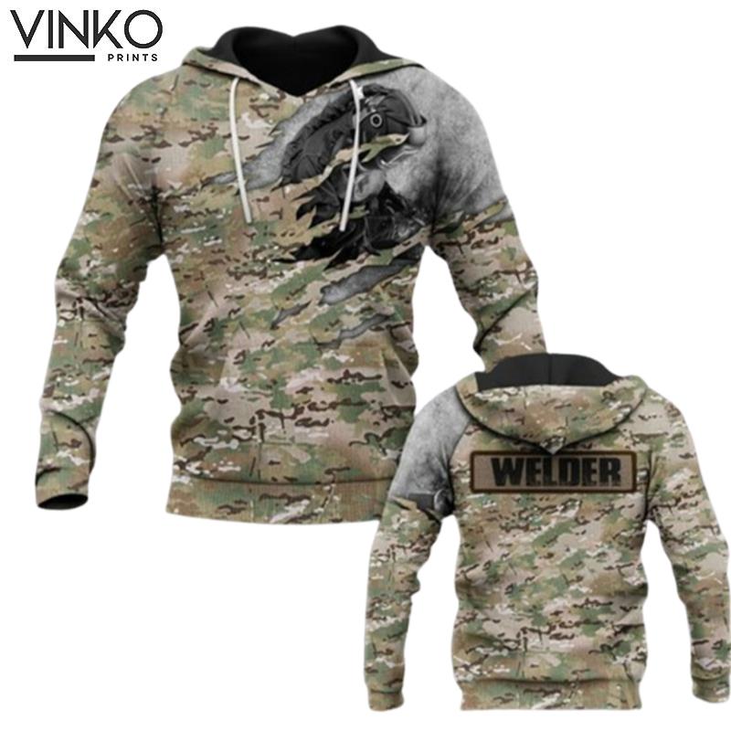 Welder Camo Army Hoodie