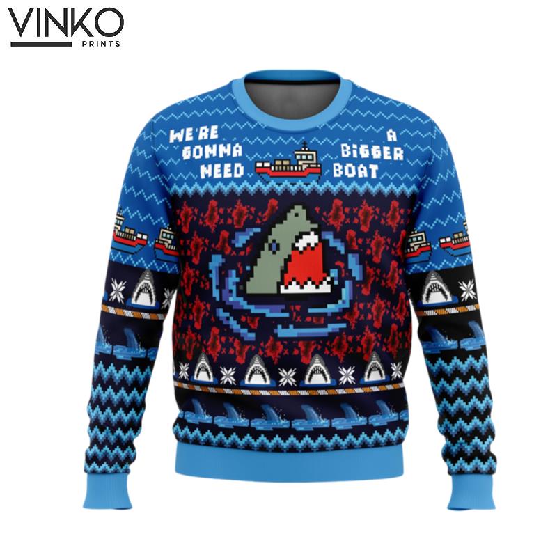 We're Gonna Need A Bigger Boat Jaws Ugly Christmas Sweater