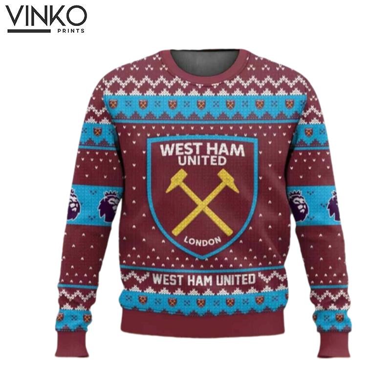 West Ham FC Ugly Christmas Sweater