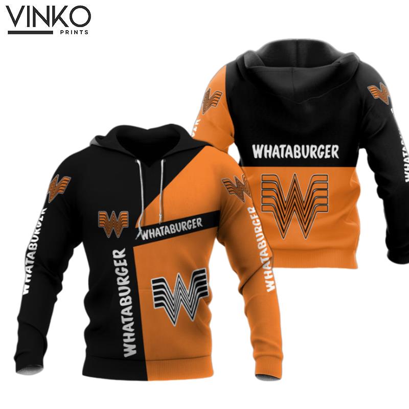 Whataburger Logo Black And Orange Hoodie