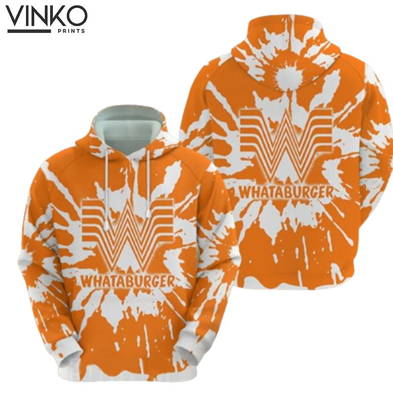 Whataburger Yellow And White Pattern Hoodie