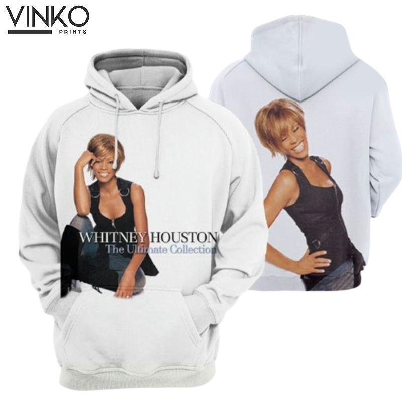 Whitney Houston The Ultimate Collection Album Cover Hoodie