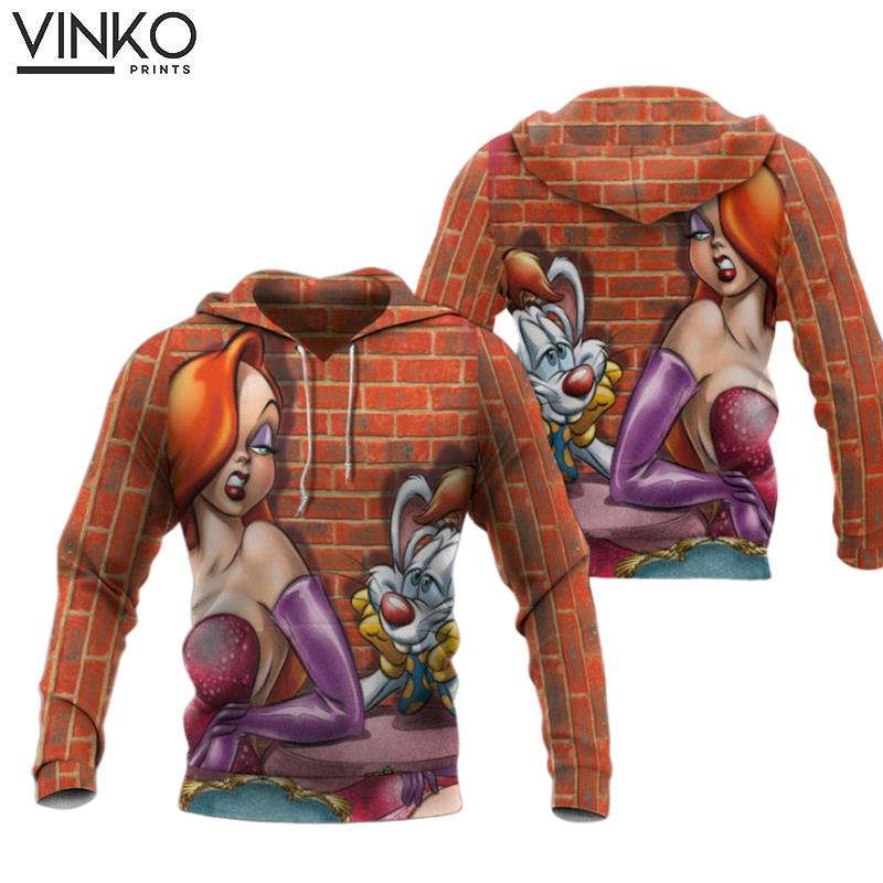 Who Framed Roger Rabbit Jessica Rabbit Roger Rabbit Inspired Hoodie