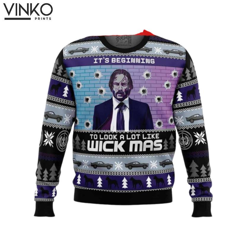 WickMas John Wick Ugly Christmas Sweater