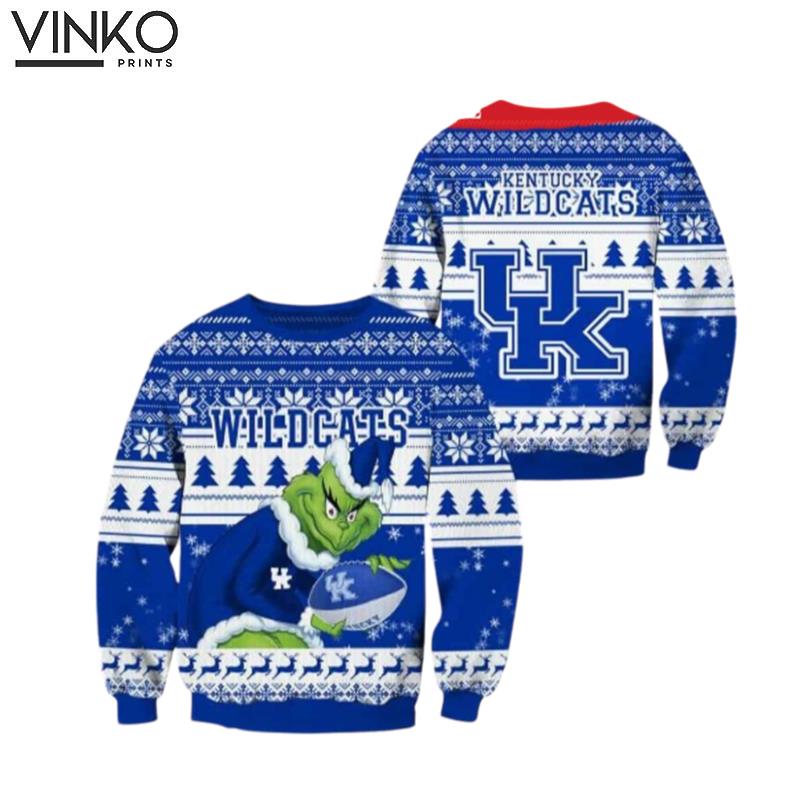 Wildcats Grnch Ugly Christmas Sweater