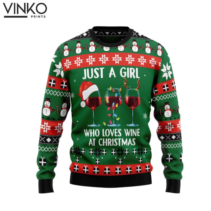 Wine Xmas T1910 Ugly Christmas Sweater