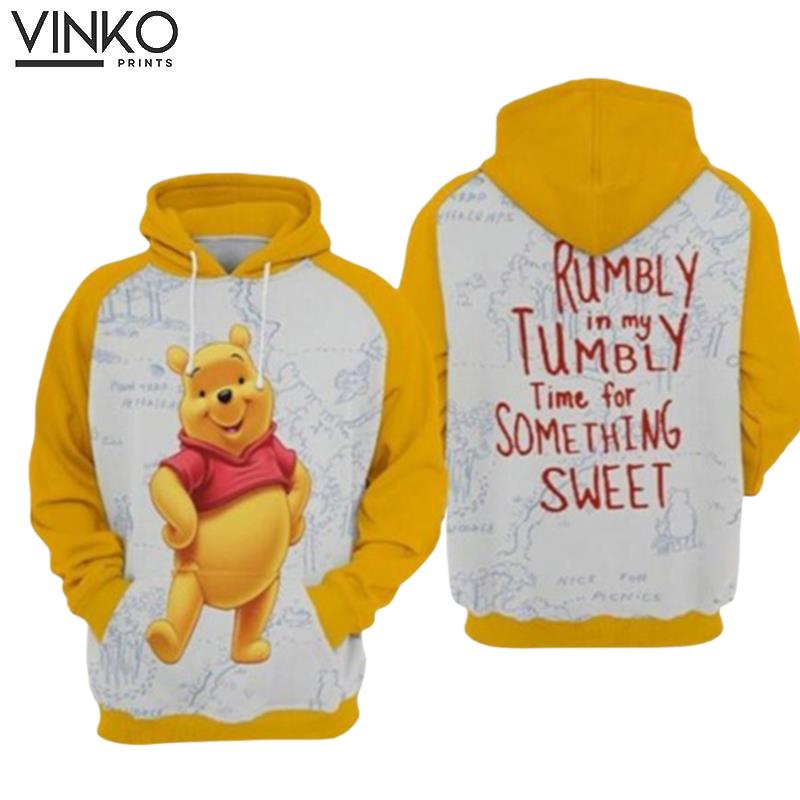 Winnie The Pooh Rumbly In My Tumbly Time For Something Sweet Hoodie