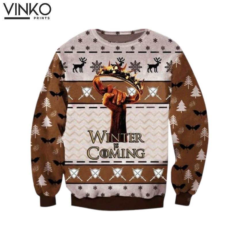 Winter Is Coming Xmas Ugly Christmas Sweater