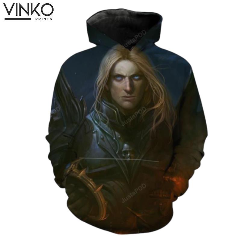 World Of Warcraft Arthas Unmasked Arthas Hoodie