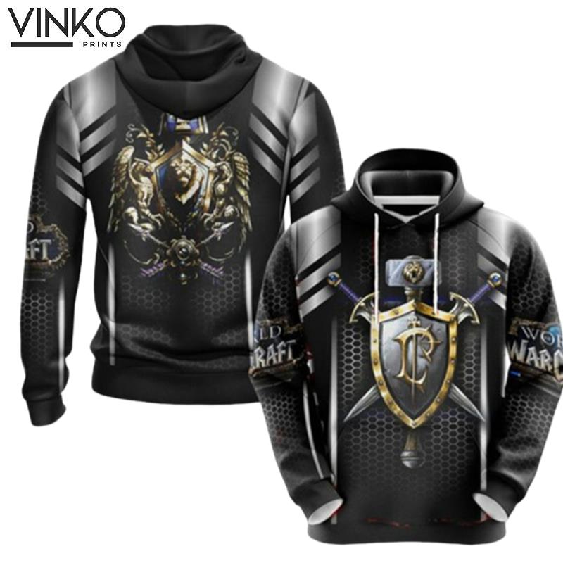 World Of Warcraft For The Alliance New Look Hoodie