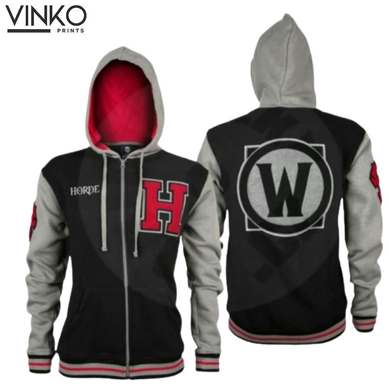 World Of Warcraft Horde Varsity Hoodie