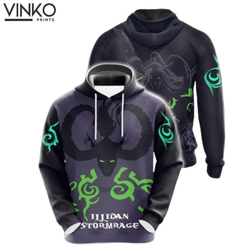 World Of Warcraft Illidan Stormrage Hoodie