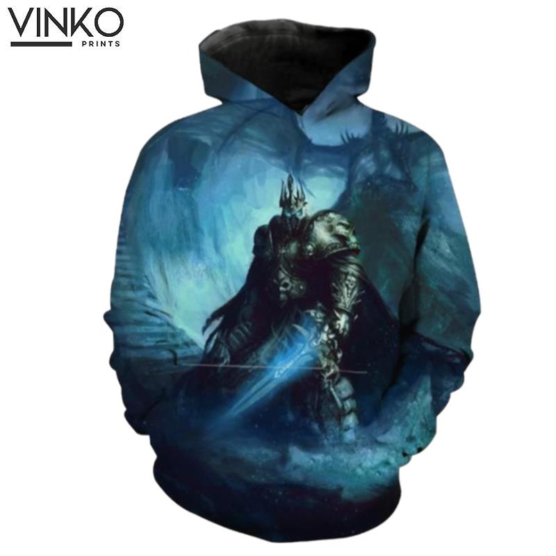 World Of Warcraft Lich King Epic Arthas Hoodie