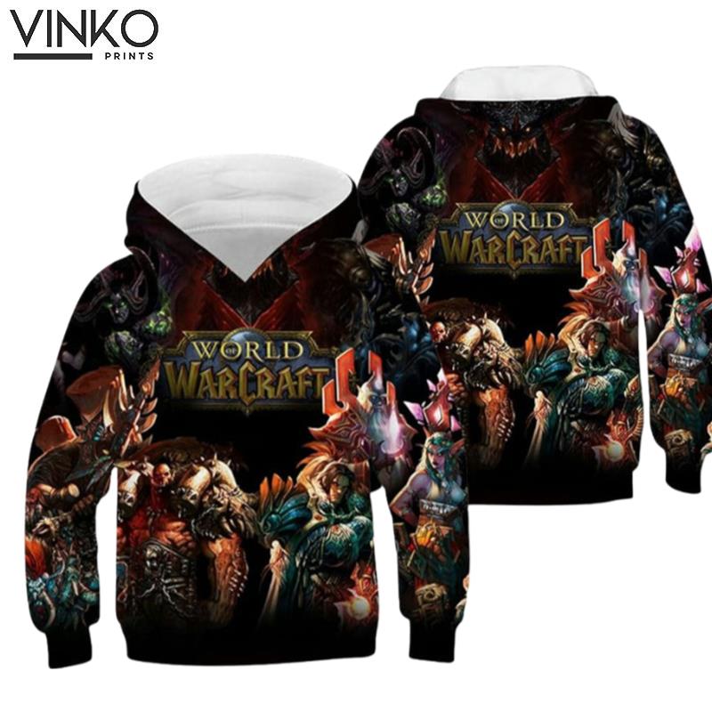 World Of Warcraft Pattern Hoodie