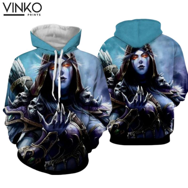 World Of Warcraft Sylvanas Night Elf Archer Hoodie