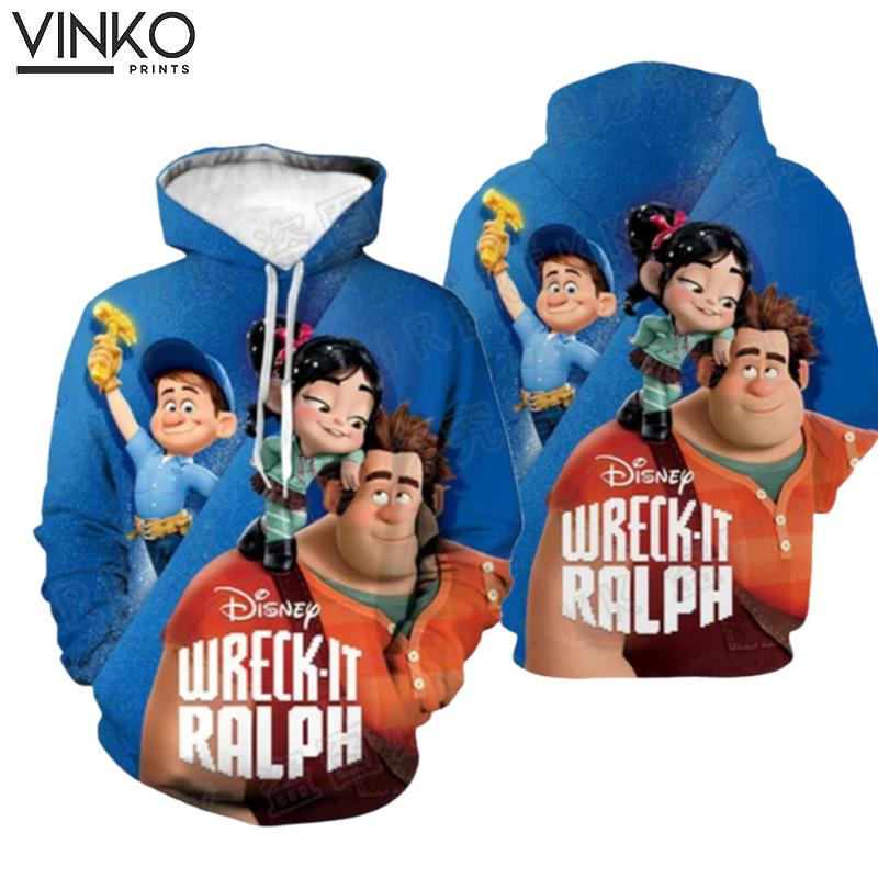 Wreck It Ralph Cartoon Hoodie