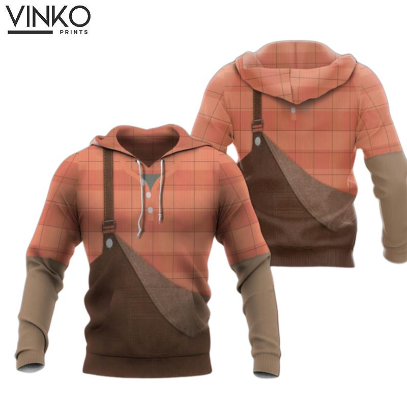 Wreck It Ralph Costume Cosplay Hoodie