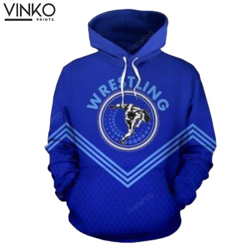 Wrestling Blue Wrestling Wrestling Hoodie