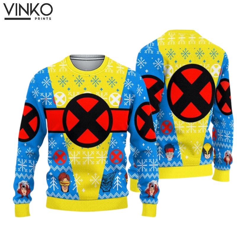 XMen Marvel Ugly Christmas Sweater