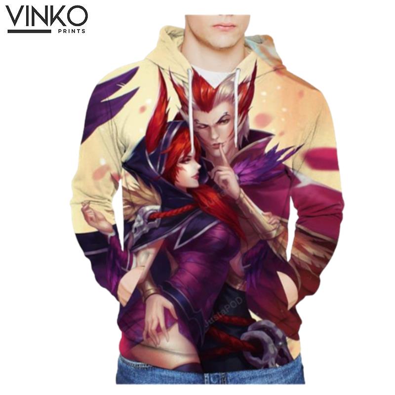 Xayah & Rakan Couple League Of Legends Hoodie