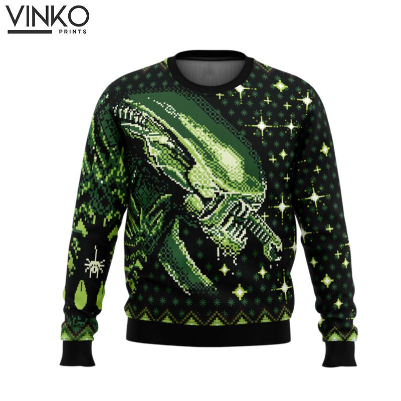 Xenomorph Alien Ugly Christmas Sweater