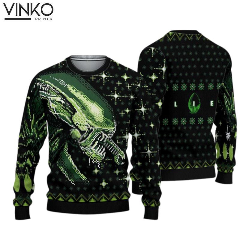 Xenomorph Fiction Horror Ugly Christmas Sweater