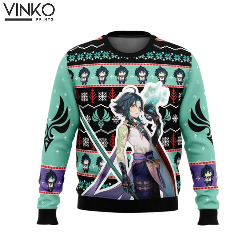 Xiao Genshin Impact Ugly Christmas Sweater