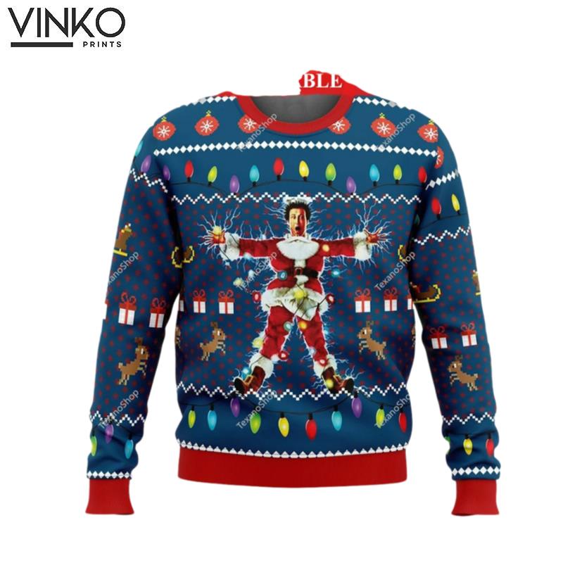 Xmas Vacation 3D Ugly Christmas Sweater