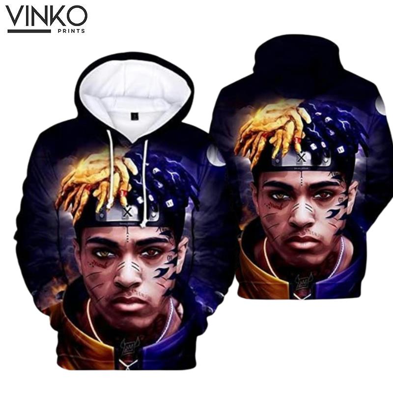 Xxxtentacion Singer Peripheral Hoodie