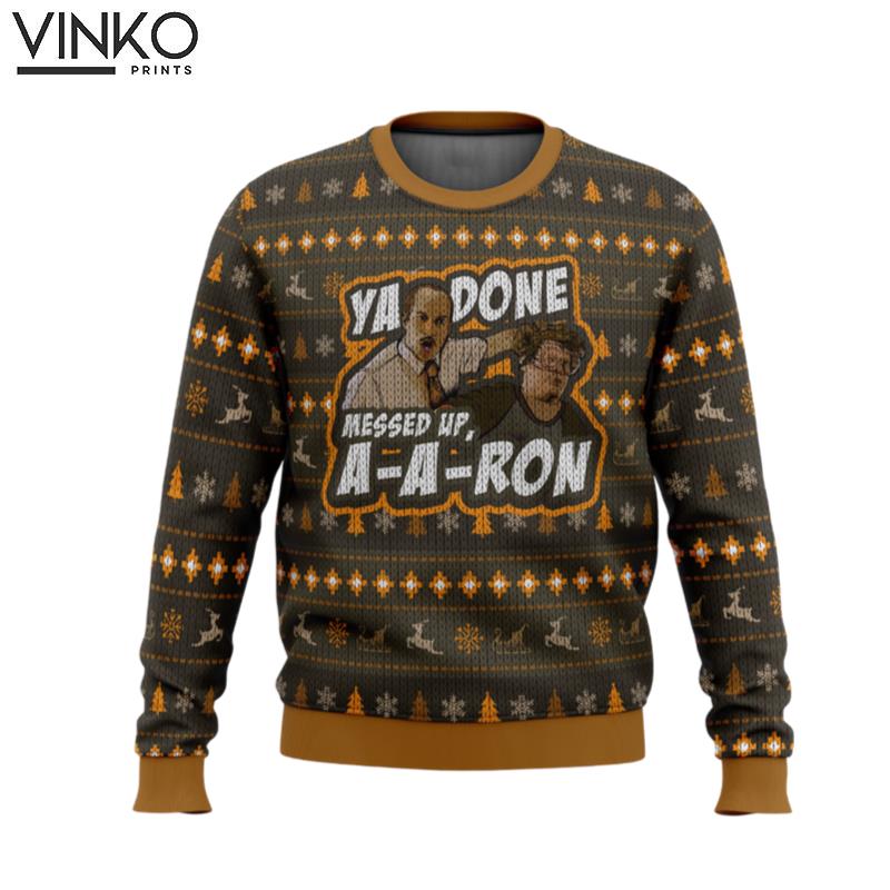 Ya Done Messed Up Aaron Key And Peele Ugly Christmas Sweater