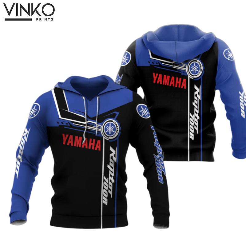 Yamaha Raptor 700R Blue Black Hoodie