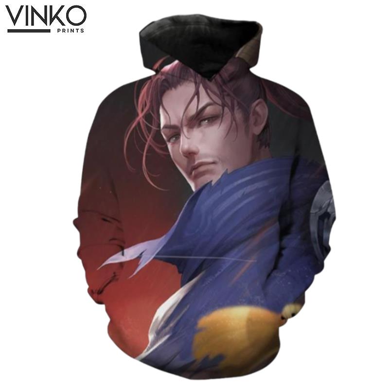 Yasuo Face League Of Legends Yasuo Hoodie