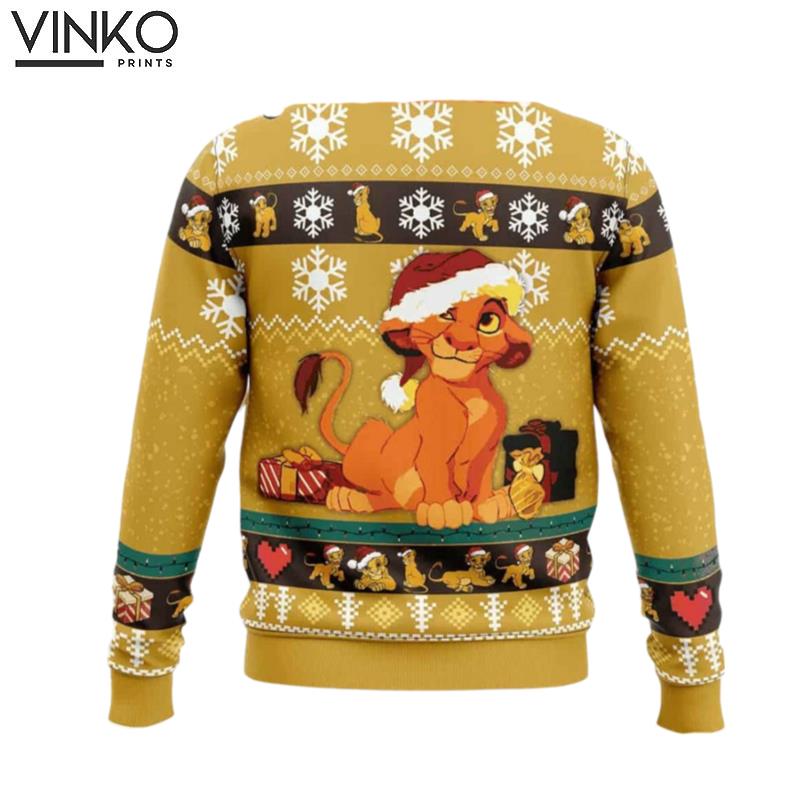 Young Simba The Lion King Ugly Christmas Sweater