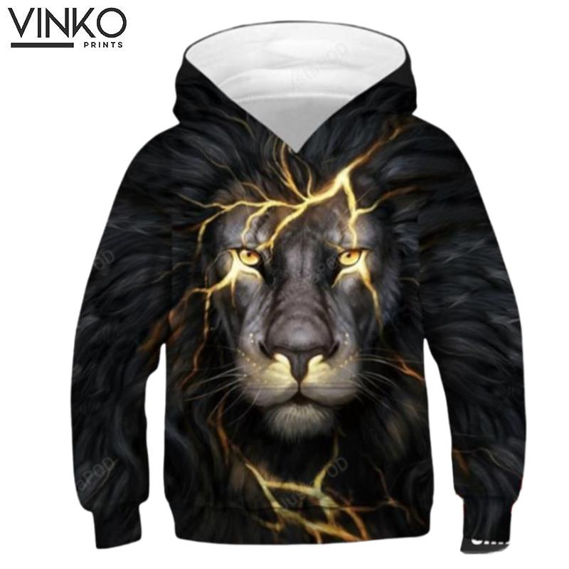 Youth Animaly Lion Hoodie