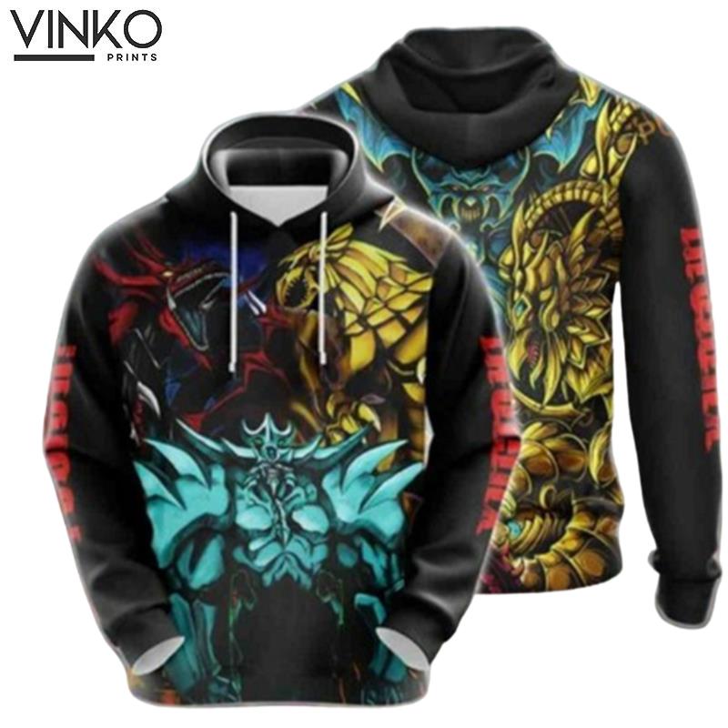 Yugioh Egyptian Gods Dragons Hoodie