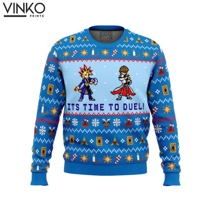 Yugioh Its Time To Duel Ugly Christmas Sweater