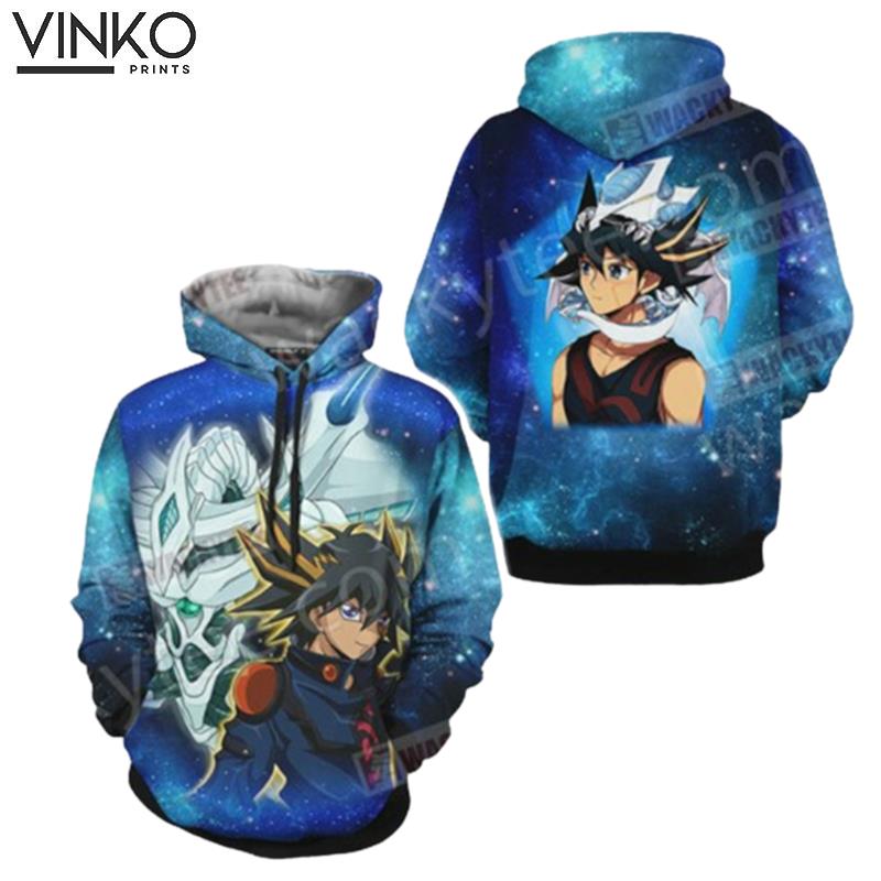 Yugioh Yusei Fudo And Stardust Dragon Hoodie