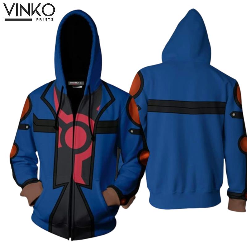 Yusei Fudo Cosplay Anime Hoodie