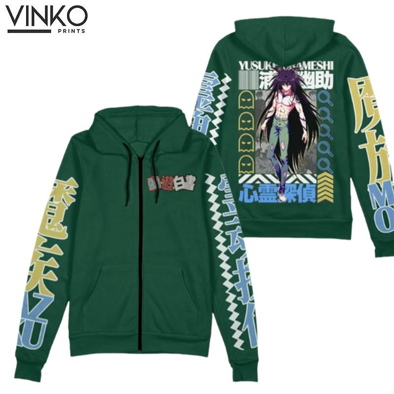 Yusuke Urameshi V2 Yuyu Hakusho Hoodie