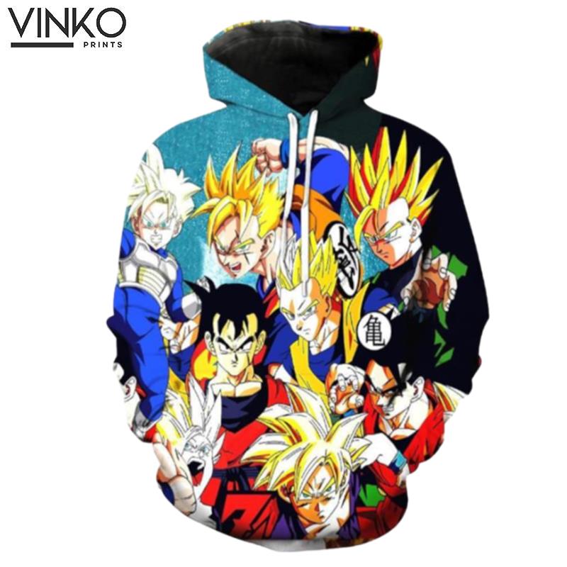 Z Fighters V2 Dragon Ball Z Hoodie