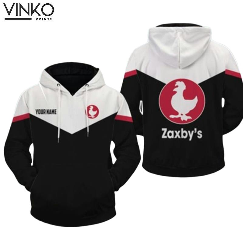 Zaxbys Black And White Dynamic Style Hoodie