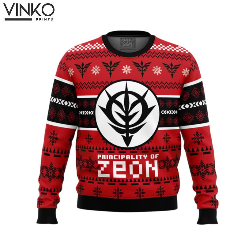 Zeon The Gundam Ugly Christmas Sweater