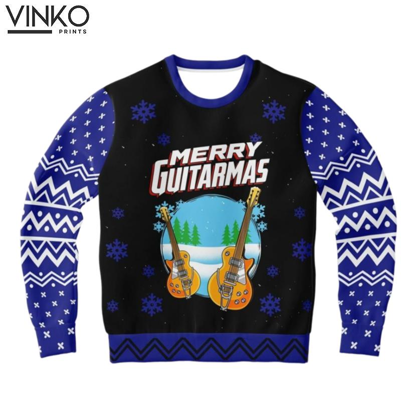 for Guitar players Ugly Christmas Sweater