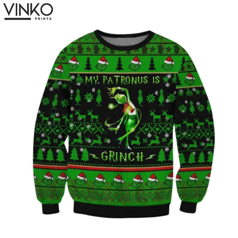 funny character Patronus Ugly Christmas Sweater