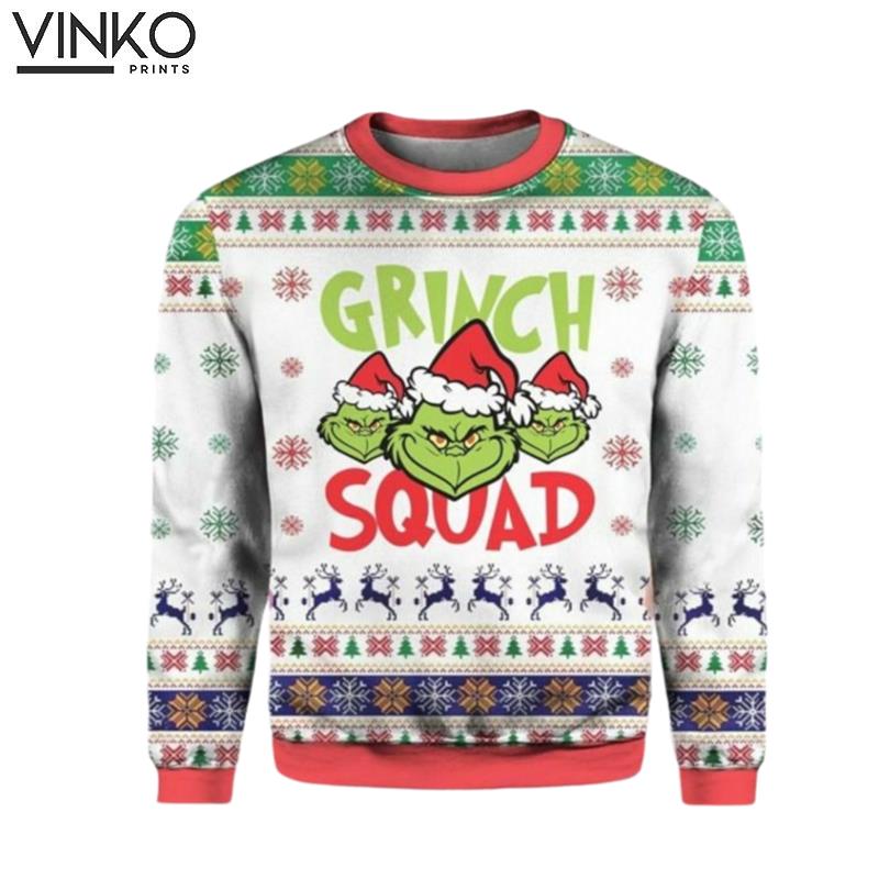 funny character Squad Ugly Christmas Sweater