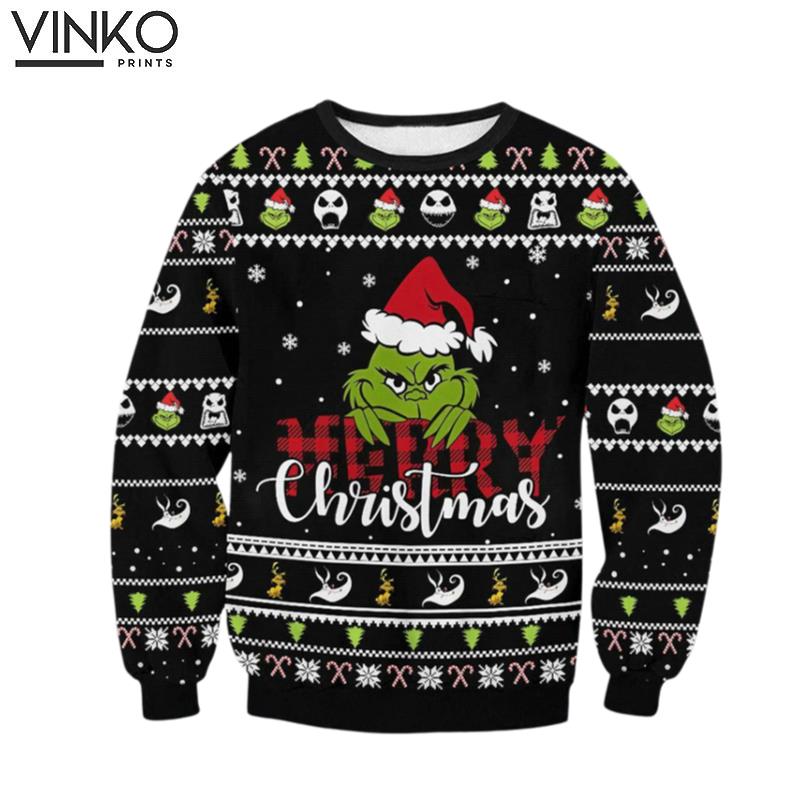 funny character Ugly Christmas Sweater