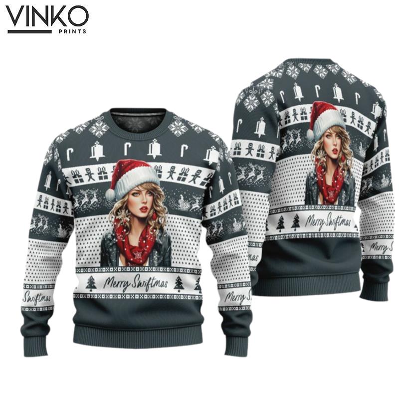 swiftiee Taylor All Over Print 3D Ugly Christmas Sweater